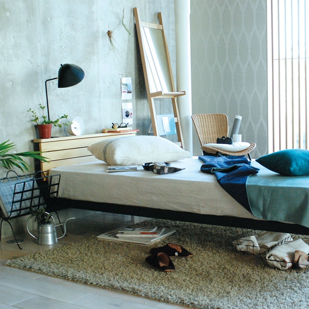 ☆LADDER MIRROR ANTON brown｜スタンドミラー｜IDEE SHOP Online