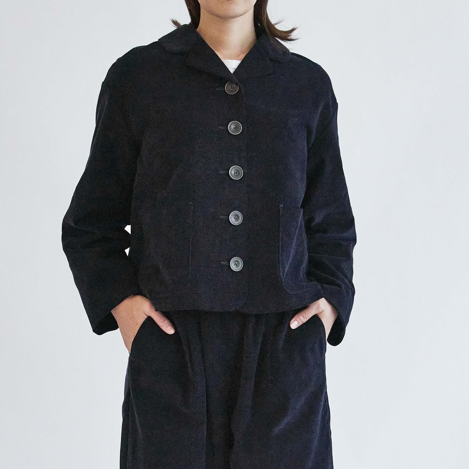 H& by POOL Corduroy Jacket Navy｜これまでに販売した商品｜IDEE SHOP