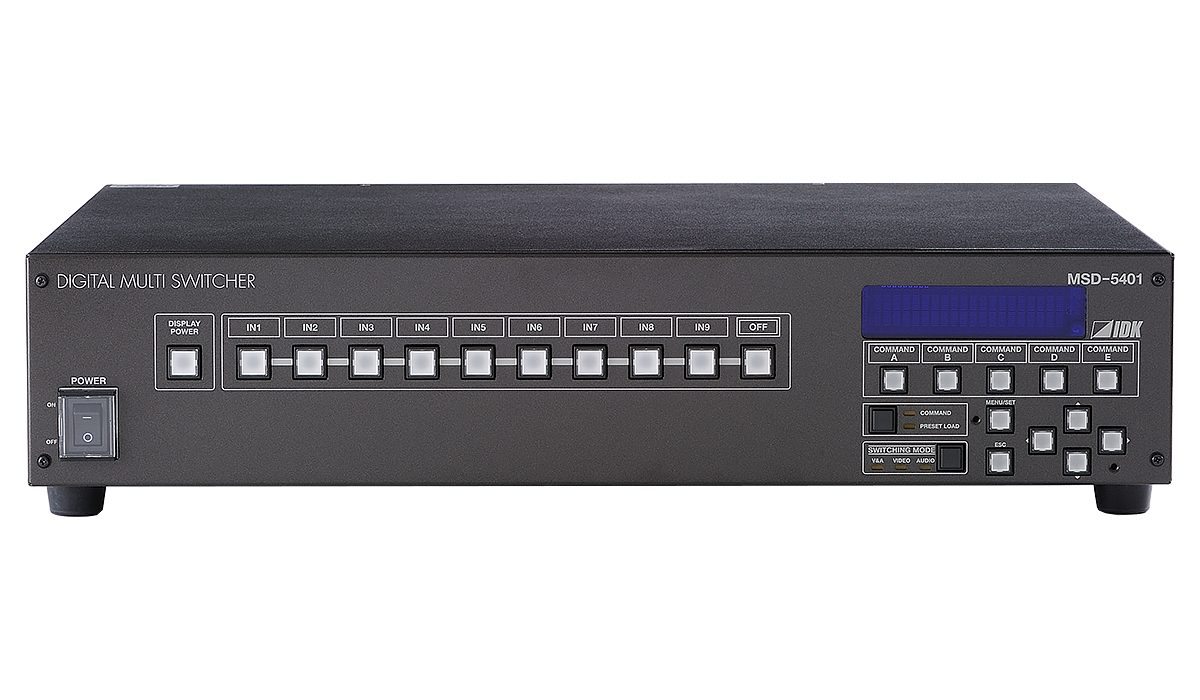 MSD-5401 デジタルマルチスイッチャー 標準モデル | 株式会社アイ