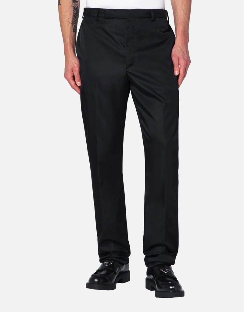 PRADA ブラック ナイロンスラックス 46 2024年 セール本日まで Prada