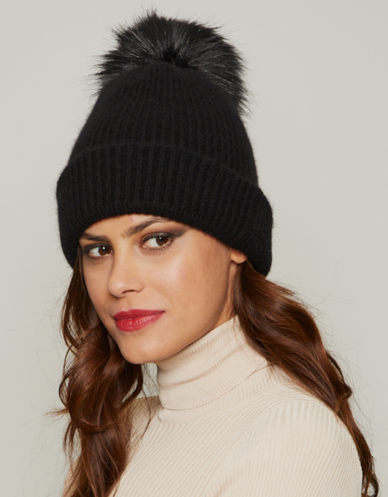 HYEON pumpkin knit／パンプキンニット ブラック pumpkin knit / gray