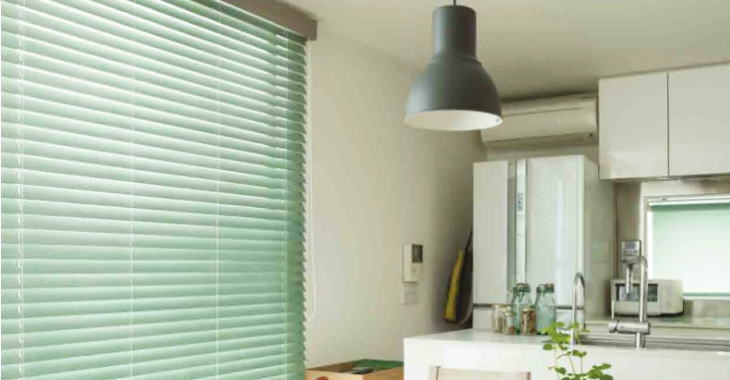 TOSOの木製ブラインド・ウッド取付工事