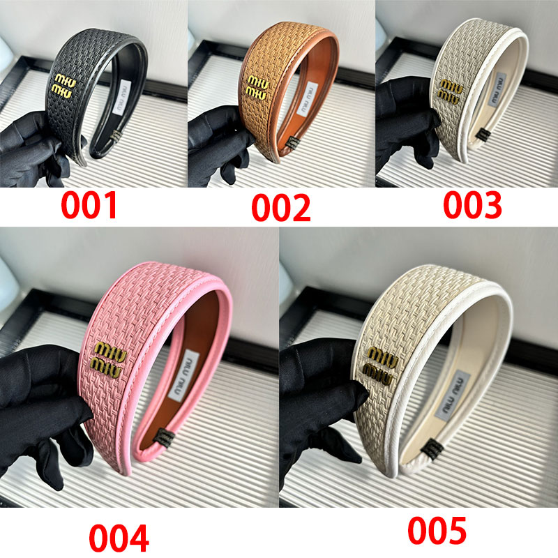 ミュウミュウ MiuMiuハイブランドヘアアクセサリー髪飾りカチューシャ