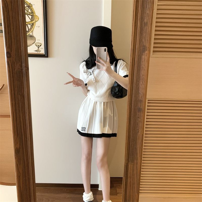 ミュウミュウ MiuMiuブランドセットアップ サマーニット レディース