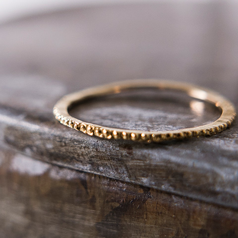 期間限定値下げnoguchi BIJOUX Tsubu #114 ゴールドリング noguchi