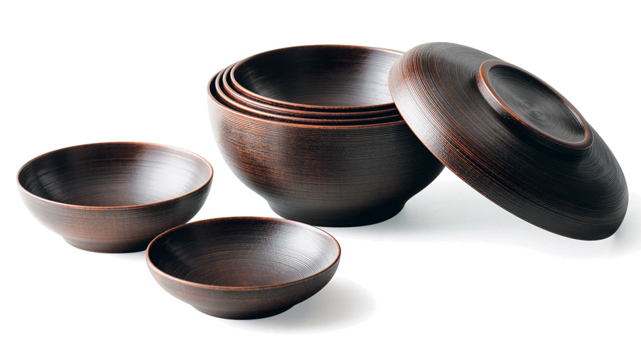 富貴漆応用器 コットン 応量器/応量椀 木製漆塗り 入れ子お椀セット