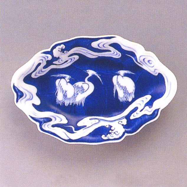 鍋島写 染付鷺絵皿 5枚セット 鍋島写 染付鷺絵皿 5枚セット - メルカリ