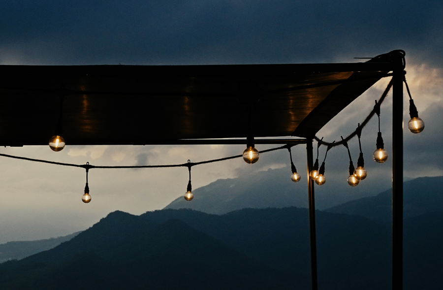 China Wild Land G40 Patio Globe String Light With Speaker