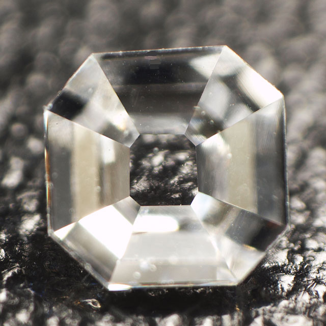 天然ダイヤモンドルース 0.097ct, Eカラー, VS-2, 八角形 【 中央宝石