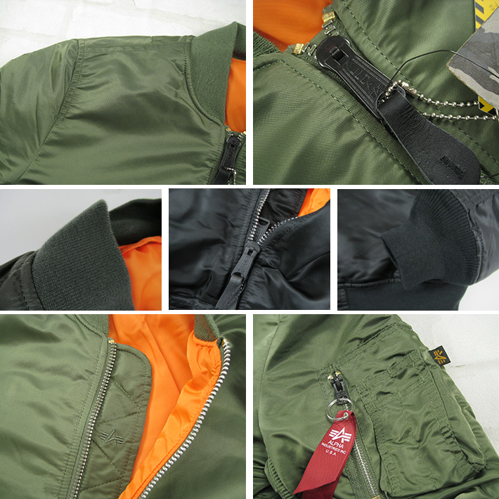 ALPHA アルファ MA-1 JAPAN SPEC フライトジャケット 20004 -JOE-