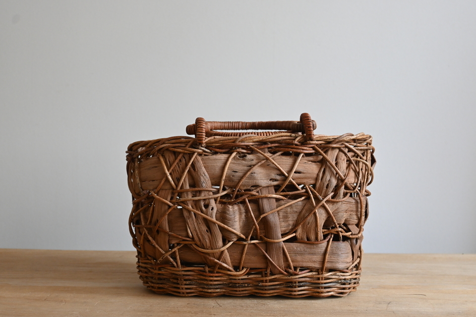 あけびと山葡萄のみだれ編みバッグ - ウェブショップ - jokogumo - よ