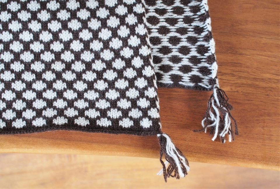 カシミヤジャカードストール - ウェブショップ - jokogumo - よこぐも