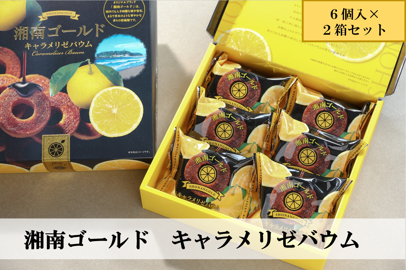 湘南ゴールドキャラメリゼバウム（6個入り×2箱）: JA全農かながわ
