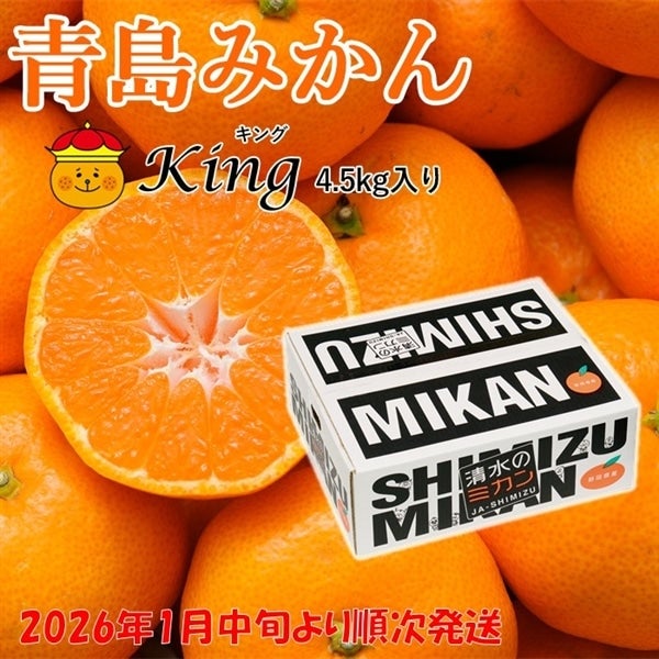 ご予約商品・2026年1月中旬よりご発送】青島みかんKing(キング)4.5㎏箱