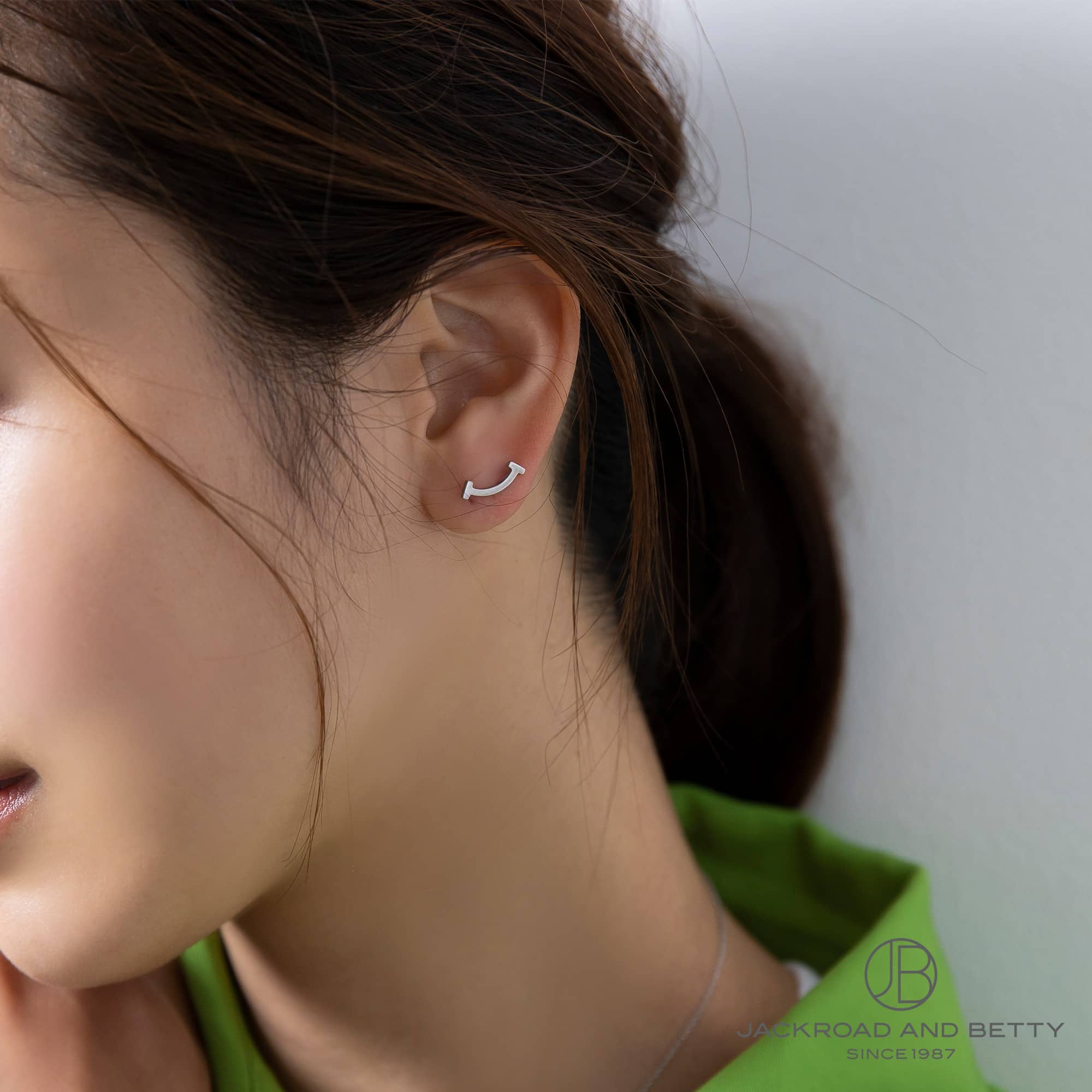 Tスマイルピアス[60150770] T Smile Earring | ティファニー 新品