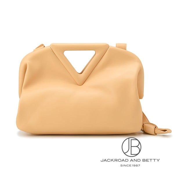 ミディアム ポイント ショルダー バッグ アーモンド ベージュ[652446