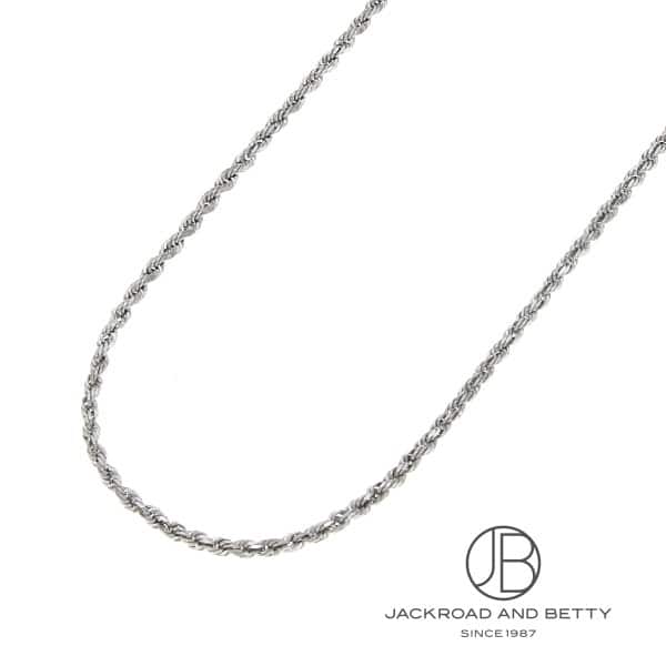 K18WG チェーン ネックレス 約4g 45cm[038COVDOTWG] K18WG Chain