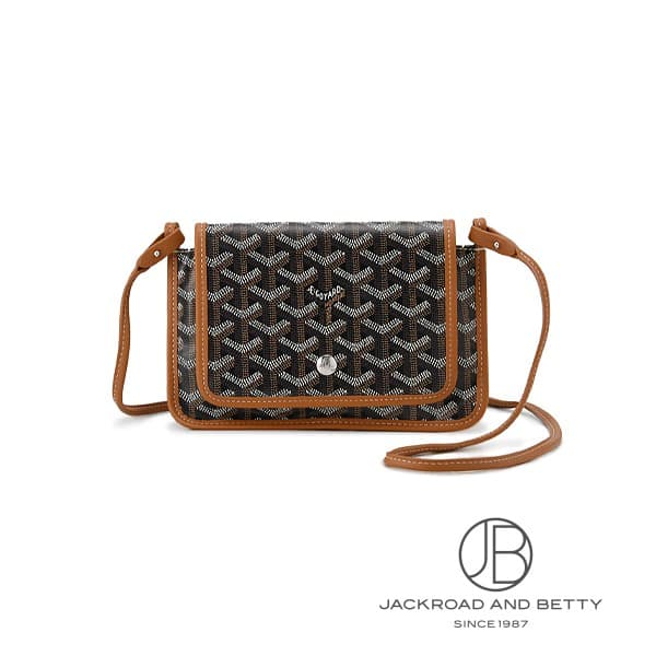 プリュメ ポーチウォレット ブラック & ナチュラル[PLUMETPMLTY01CL03P