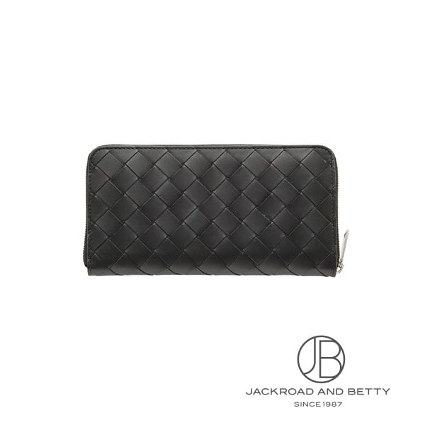 イントレチャート ジップ アラウンド ウォレット ブラック 黒[593217