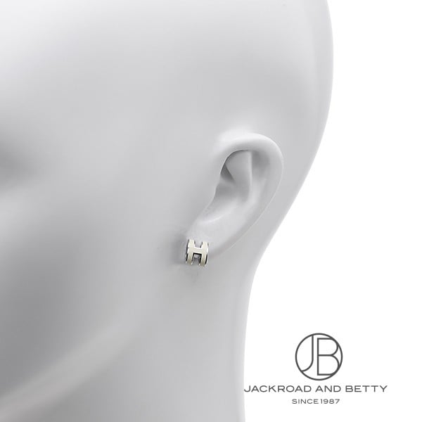 ポップH ミニ ピアス ブラン ホワイト 白[H608002FP49] Pop H Mini