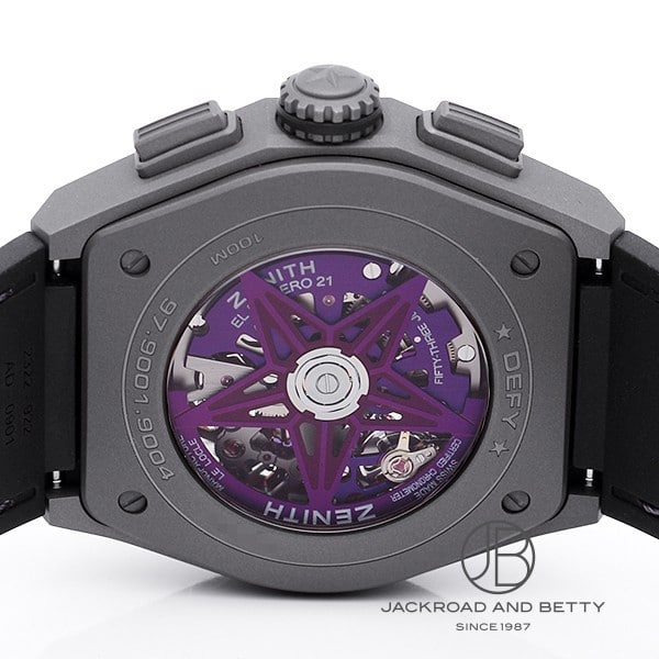 デファイ エル・プリメロ 21 ウルトラ ヴァイオレット[97.9001.9004/80