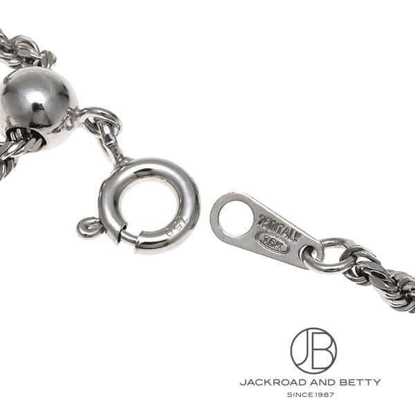 K18WG チェーン ネックレス 約4g 45cm[038COVDOTWG] K18WG Chain