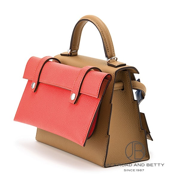 ケリードール ピクト ミニハンドバッグ ビスキュイ ブラウン 茶