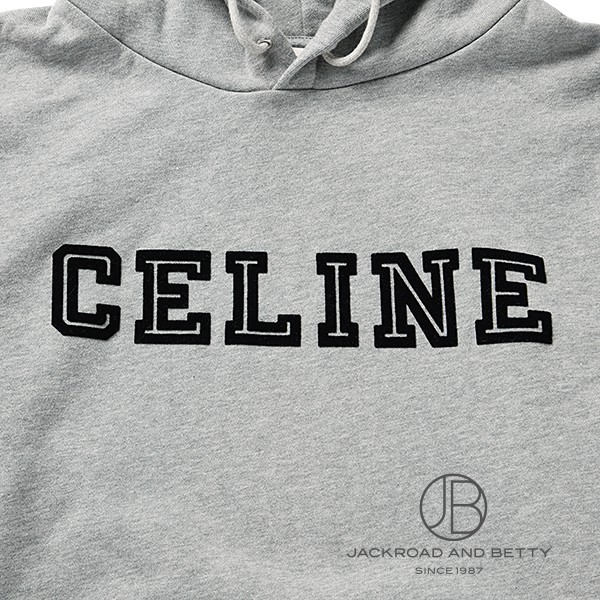 CELINE ルーズ フーディー／コットンフリース S[RY032510Z.08BQ
