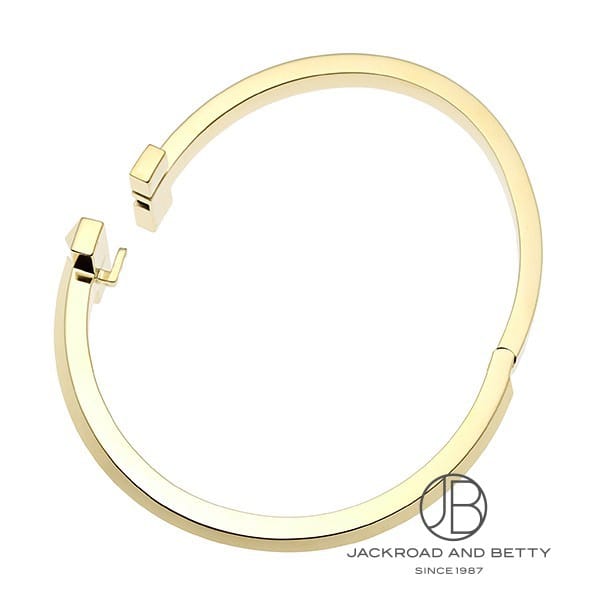 Tワン ワイド ヒンジ バングル M YG[68489326] T1 Wide Hinged Bangle