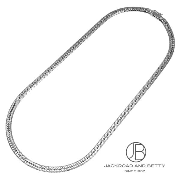 PT850 8面 トリプル 50g 50cm ネックレス プラチナ 造幣局刻印有り