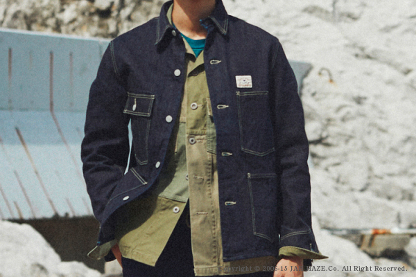 STUDIO D'ARTISAN ダルチザン G3|右綾14oz.デニム|カバーオール『G3