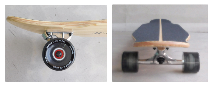 送料無料】 HEAVEN LONG SKATEBOARD SPIN WAVE 44 ヘブン ロング
