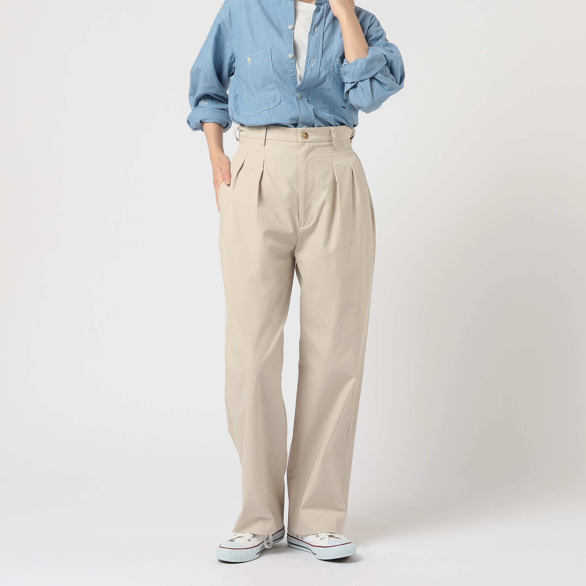 PARIS HIGH WAIST TROUSER（パリスハイウエストトラウザー）｜J.B.