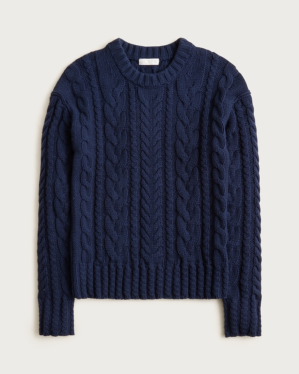Cable-knit Crewneck Sweater For Women | J.Crew