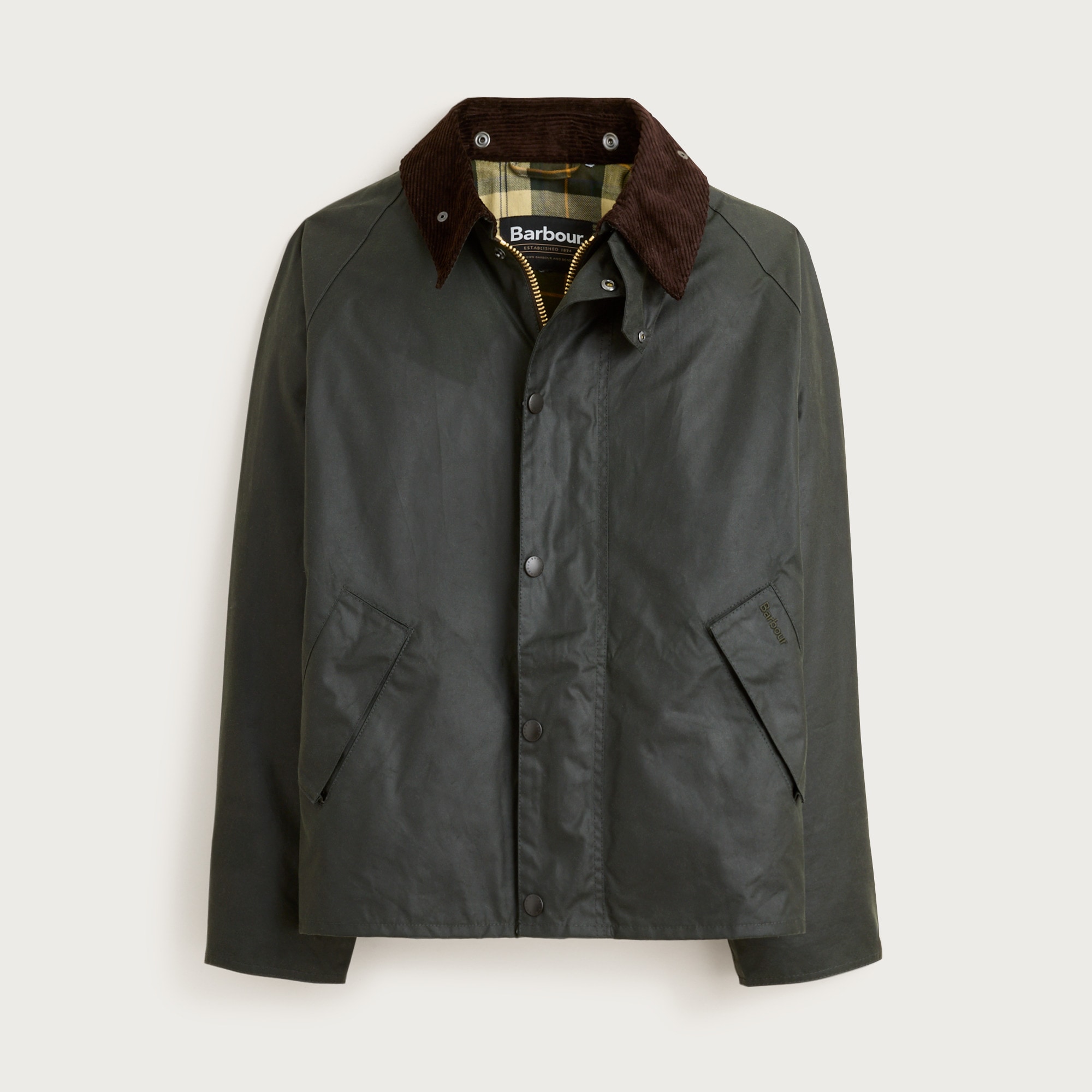 Barbour® Transport Wax Jacket For Men | J.Crew