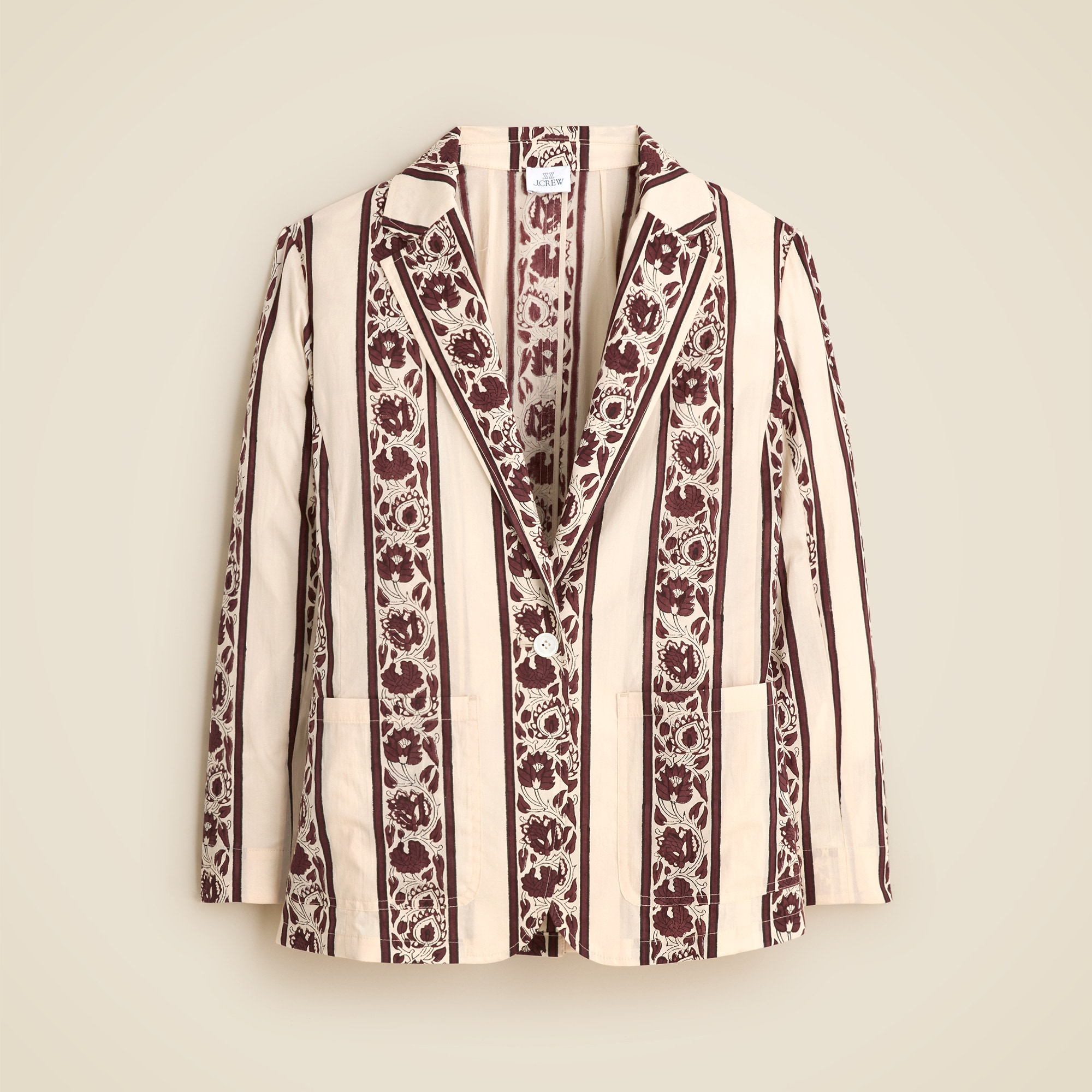 SZ Blockprints™ X J.Crew Blazer In Cotton Lawn For Women | J.Crew