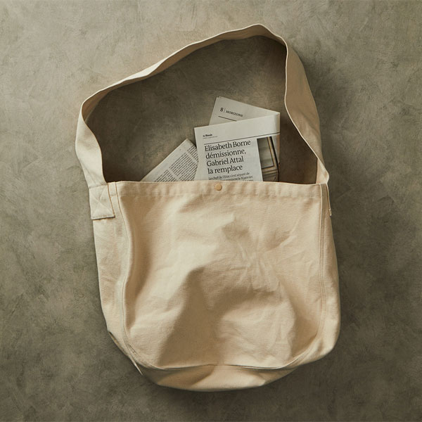 1522-01】 ヘヴィー キャンバス ニュースペーパーバッグ | オリジナルT