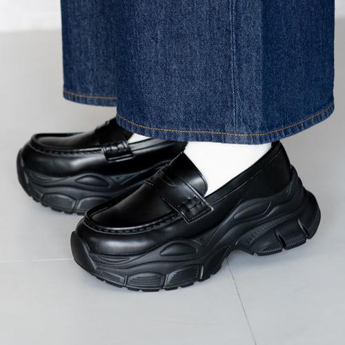 スニーカーソールローファー(S ブラック): スニーカー/ローファー