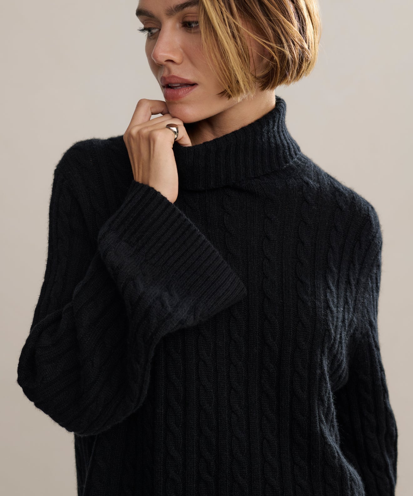Cable Nell Turtleneck | Jenni Kayne