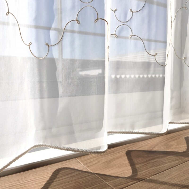 ステラ レースカーテン JE-92853 ホワイト ｜ジャストカーテン