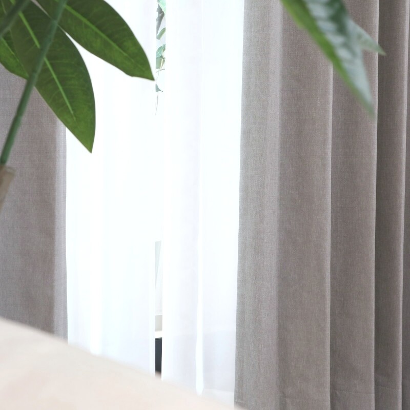 ソワレ カーテン JF-91026 グレー ｜ジャストカーテン