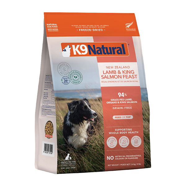 K9ラム＆キングサーモン・フィースト｜ドッグフード｜K9ナチュラル公式