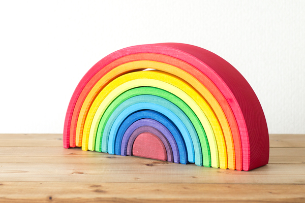 虹色トンネル特大 グリムス社（アーチレインボー）の通販｜木の