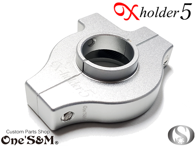 最新！アルミ製 Xホルダー5 CNCアルミ削り出し エックスホルダー5