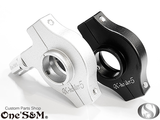 アルミ製 Xホルダー5 CNCアルミ削り出し エックスホルダー5 X