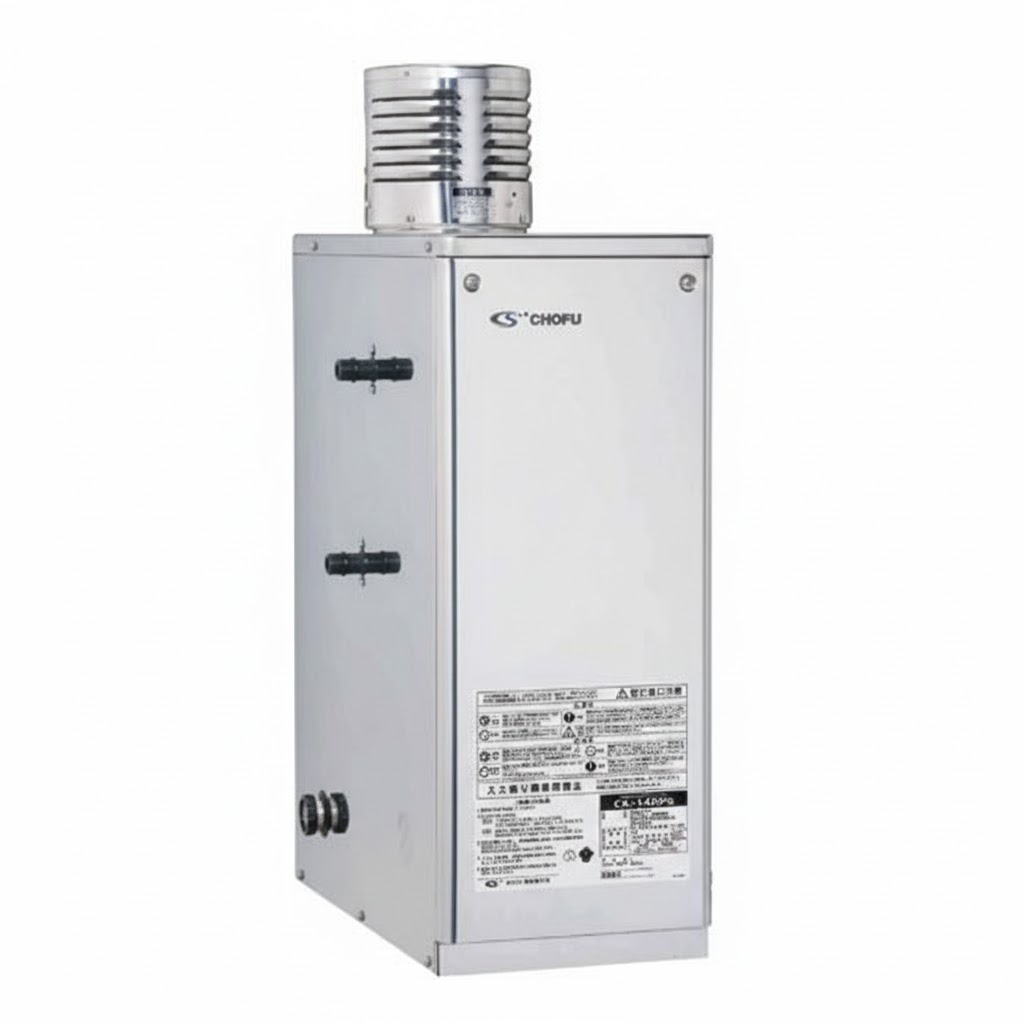 離れたお風呂もOK】長府 石油ふろがま CK-140PS｜最大10m追い炊き 強制