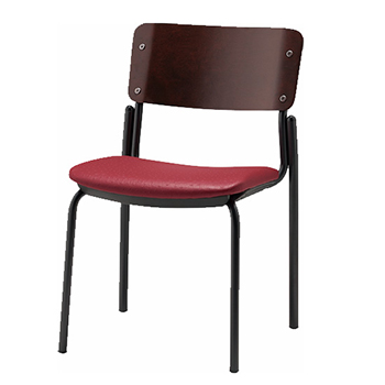 CM352-MXC-OST-8368 サンケイ ミーティングチェア キャスター付 背合板