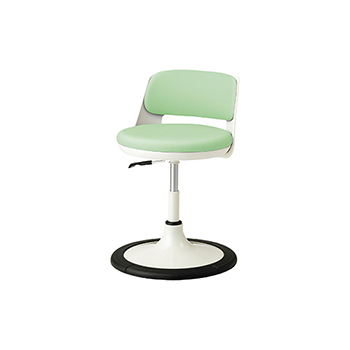 TSMN-W24BL-W ノーリツイス TSMNスツール 背有円盤脚 ビニールレザー