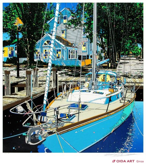 鈴木英人 果てしなき君の旅 | 絵画など美術品の販売と買取 | 東京