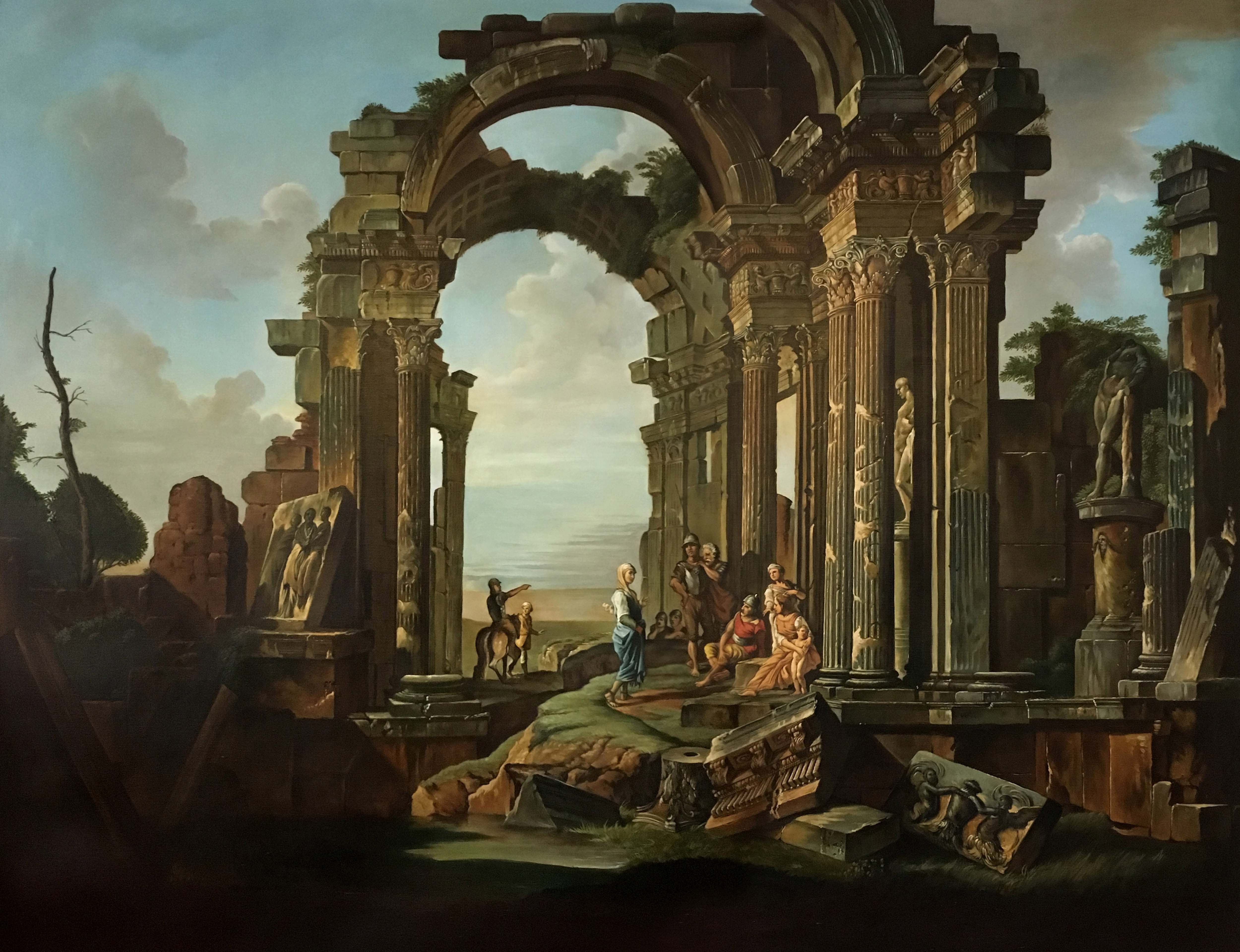 Architectural Capriccio with Roman Ruins – Orleans House Gallery